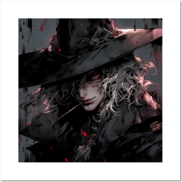 Hunters of the Dark: Explore the Supernatural World with Vampire Hunter D. Illustrations: Bloodlust Wall Art by insaneLEDP